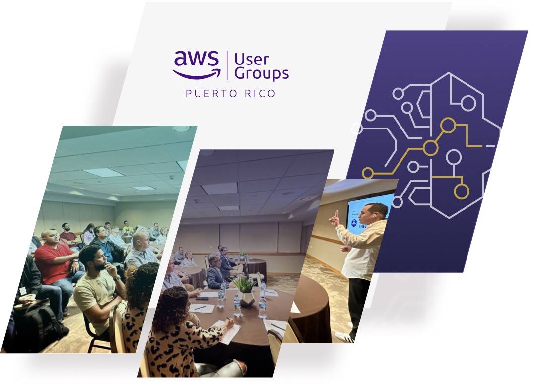 AWS AI Event Oc 25 23 Photos of Innovation Meetup on Generative Artificial Intelligence with Amazon Web Services Puerto Rico User Group.